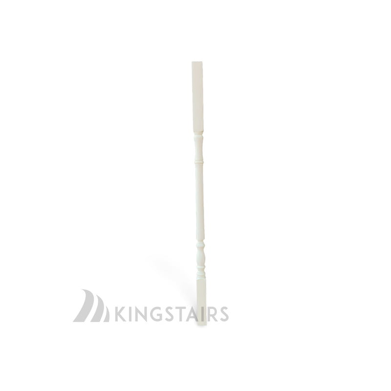 White spindle 1 1/"4 White spindle 1 1/"4