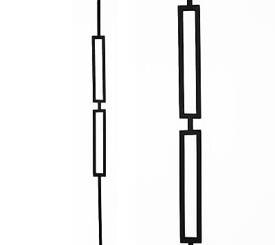 Double narrow rectangle