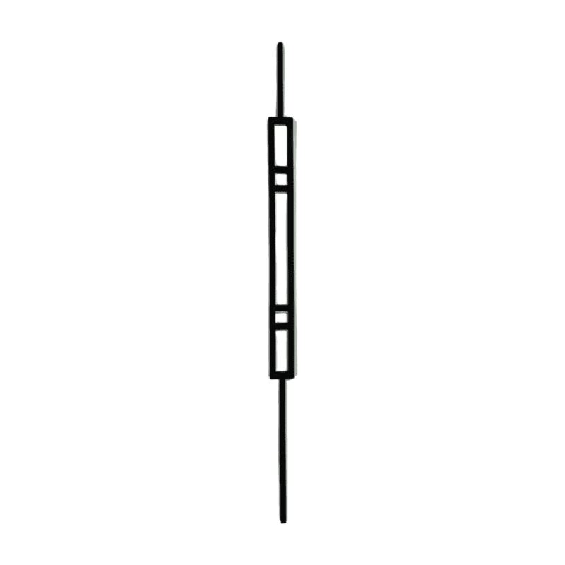 Metal Baluster Modern Small Double Square