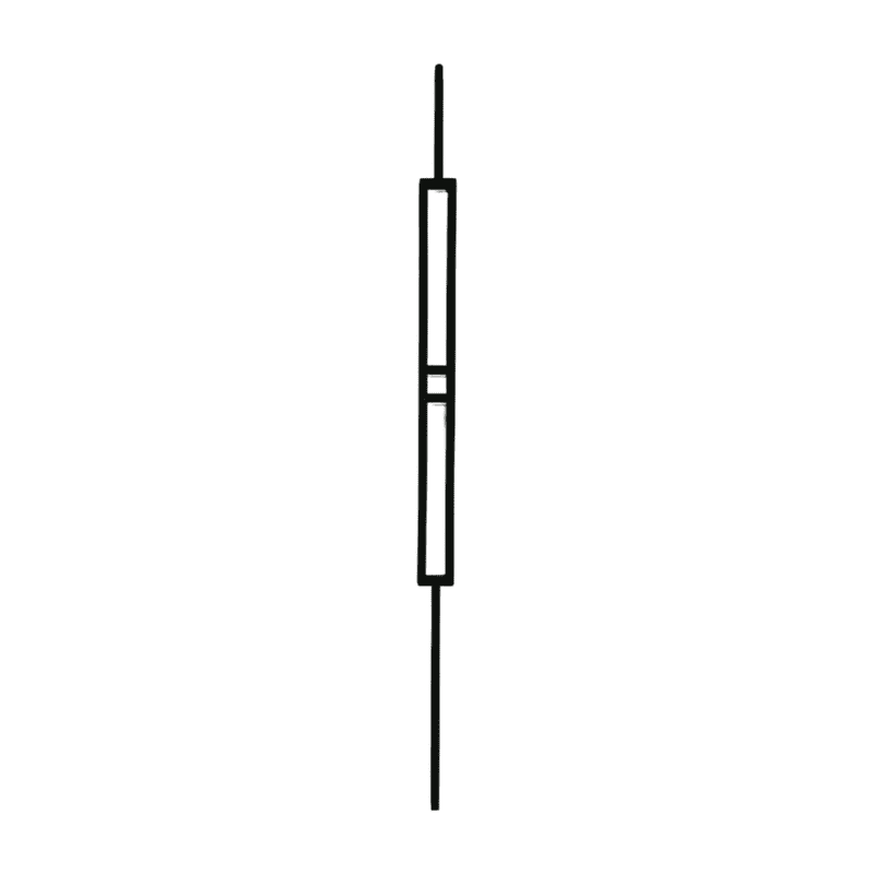 Metal Baluster Modern Small Single Square